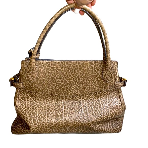 Marc Jacobs RARE Lock Key Lock It Up Pebbled Leather Camille Purse EUC 12” X 17” - Picture 3 of 7